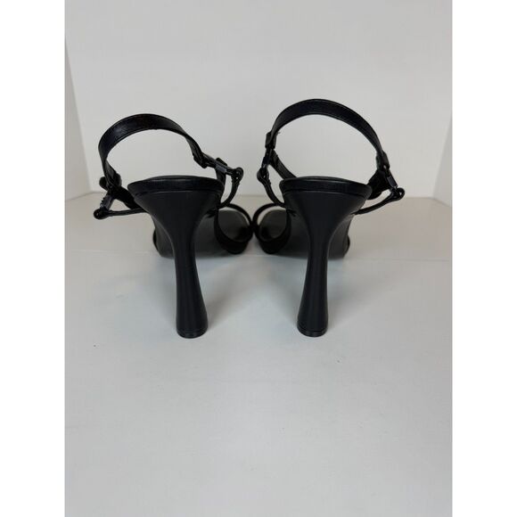 Karl Lagerfeld Women's Size 10M Black Cybil High-Heel Ankle Strap Sandals NWOB - Picture 5 of 11